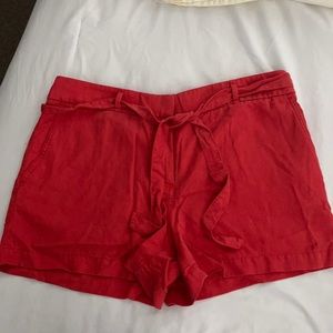 Loft linen shorts
